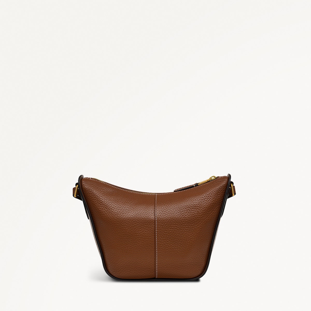 Saddle Brown Leather Crossbody Bag | Oak Street Collection AW24