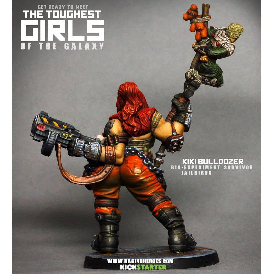 Kiki Bulldozer, Bio-Experiment Survivor (JB) - Raging Heroes