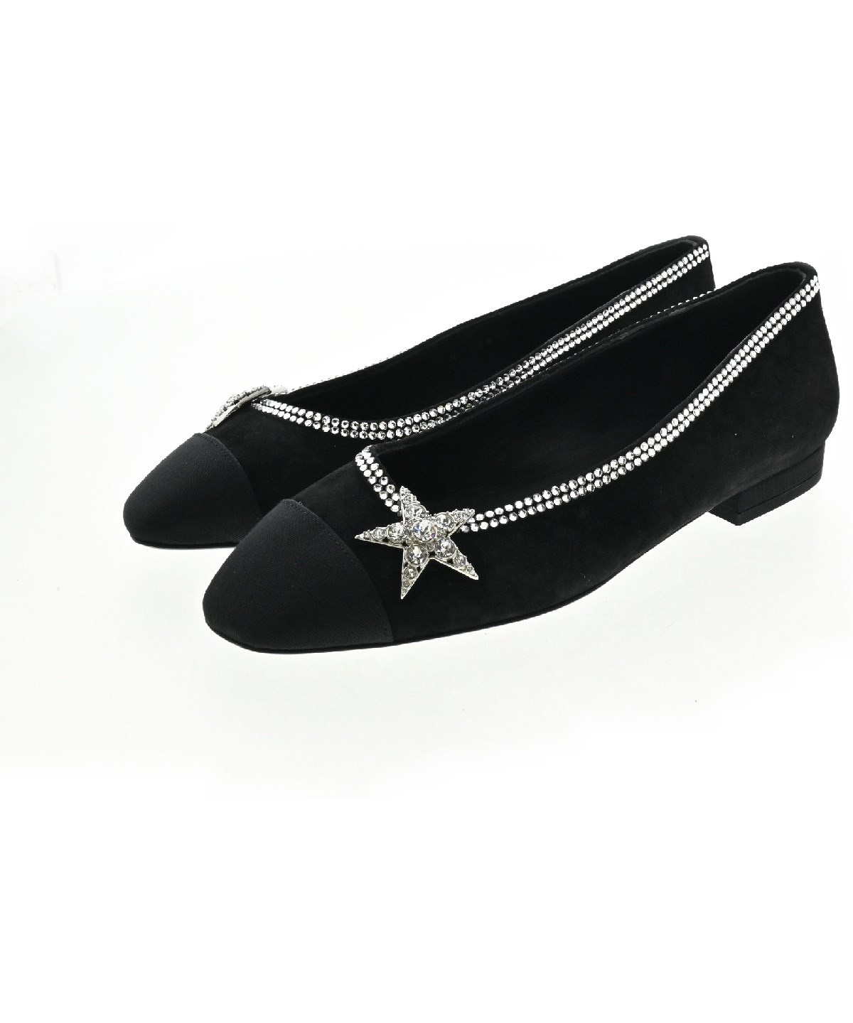 CHANEL（シャネル）バレエシューズ/オペラシューズ 黒 サイズ:35(21.5