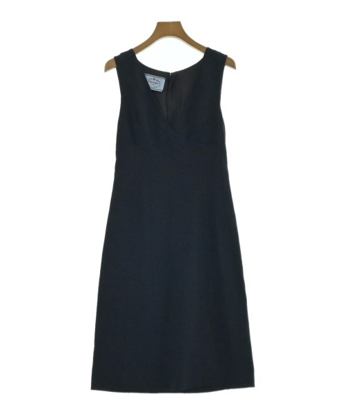 PRADA（プラダ）ワンピース 紺 サイズ:36(XS位) レディース