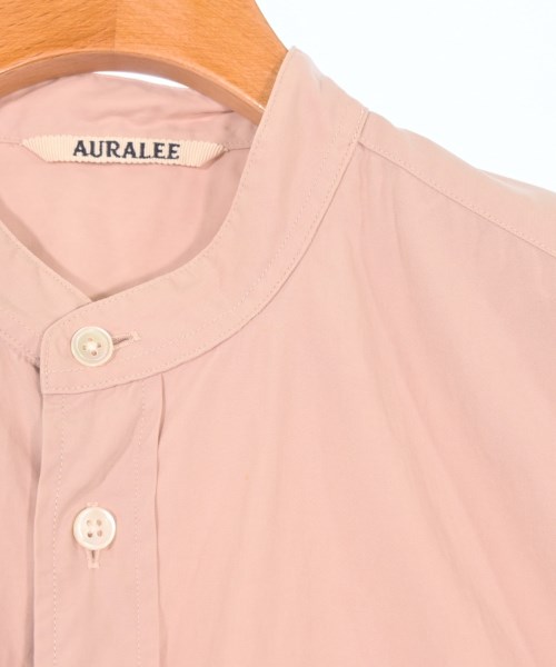 AURALEE（オーラリー）カジュアルシャツ ピンク サイズ:0(S位