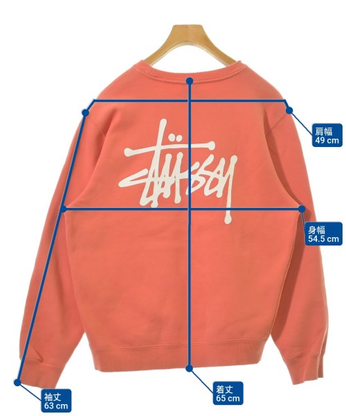 STUSSY（ステューシー）スウェット オレンジ サイズ:S メンズ