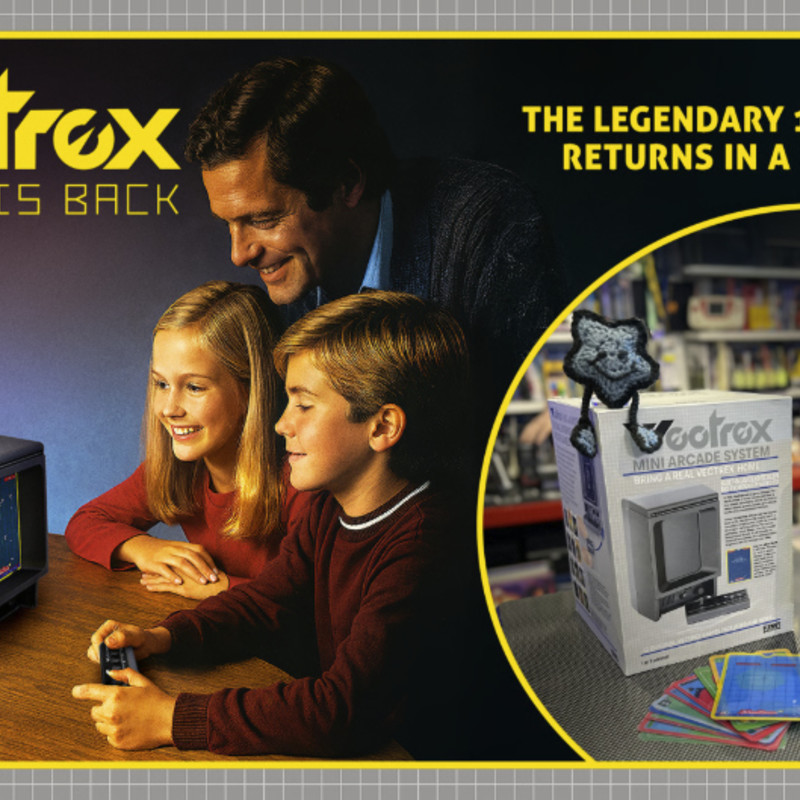 Vectrex Mini｜伝説の『光速船』が動くミニサイズで復活 - ガジェット
