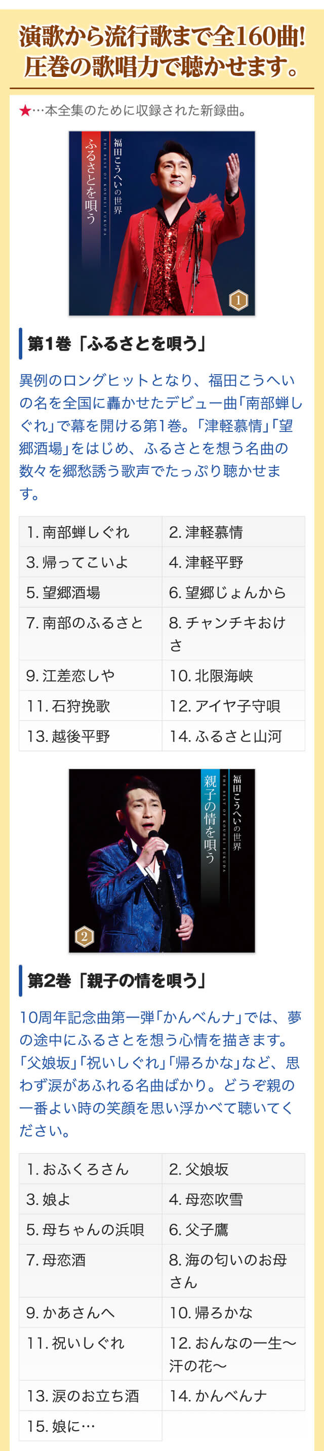 楽天市場】福田こうへいの世界 CD全10巻 ウェブ限定オリジナル収納BOX