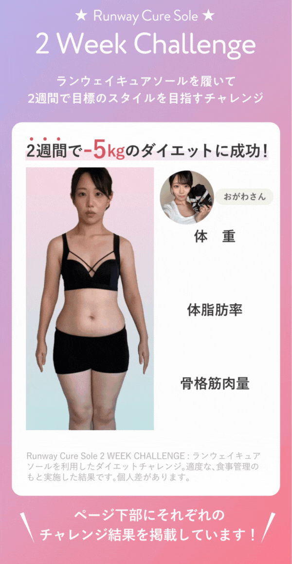 楽天市場】ランウェイキュアソール【Runway Cure Sole】 ダイエット