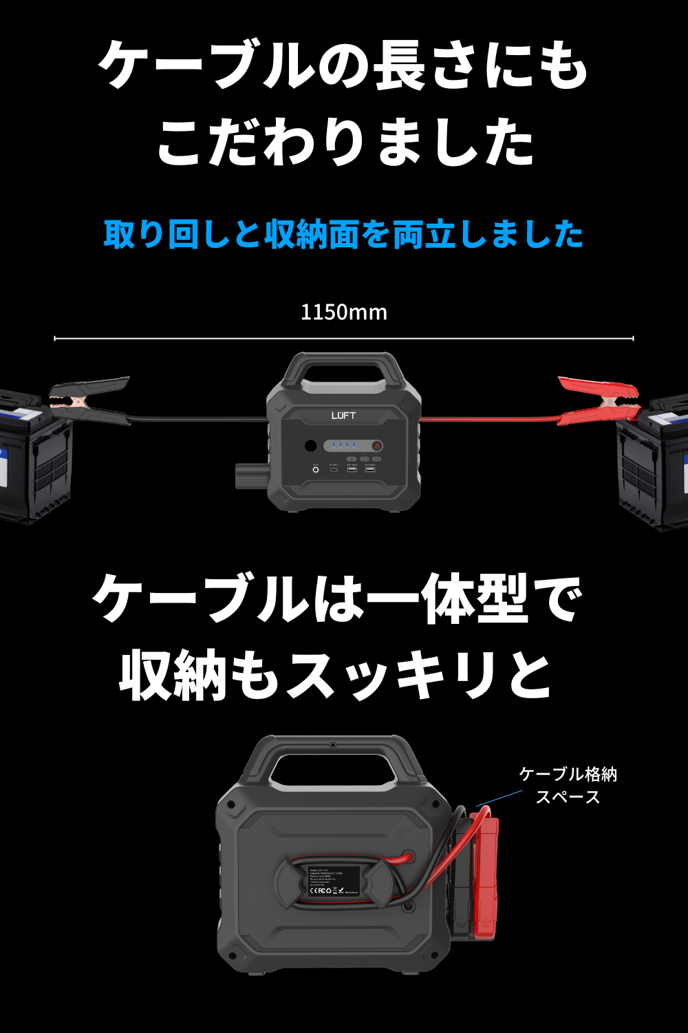 楽天市場】【NEWモデル 最大電流3000A】12/24V対応 ジャンプスターター