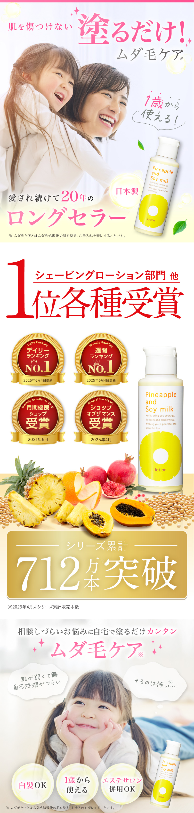 楽天市場】パイナップル豆乳ローション ムダ毛 パイナップル 豆乳 男性