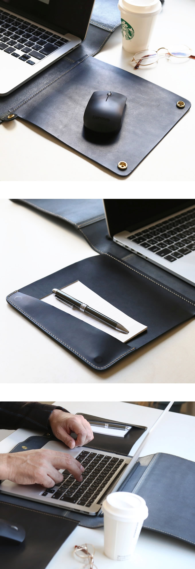 楽天市場】【名入れ 対応】本革 PCバッグ(かぶせ) ノートパソコン