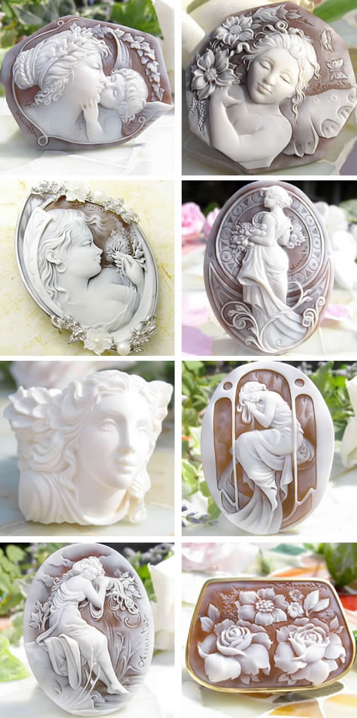 カメオ作家の特長がよく分かる作家別の作品集