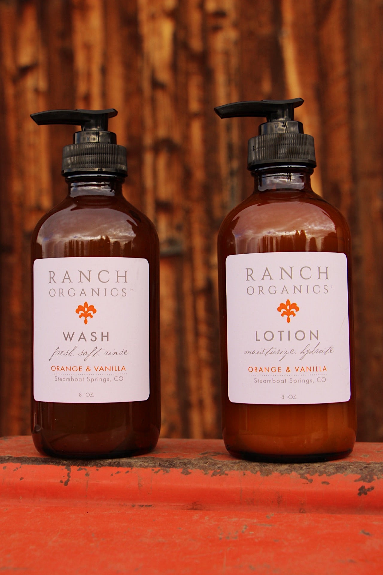 Orange/Vanilla Wash & Lotion Set – Ranch Organics