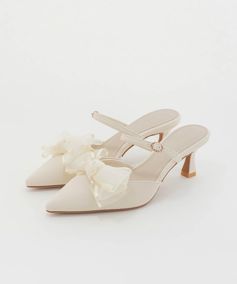 2WAY シアーリボンミュールパンプスRANDA公式サイト