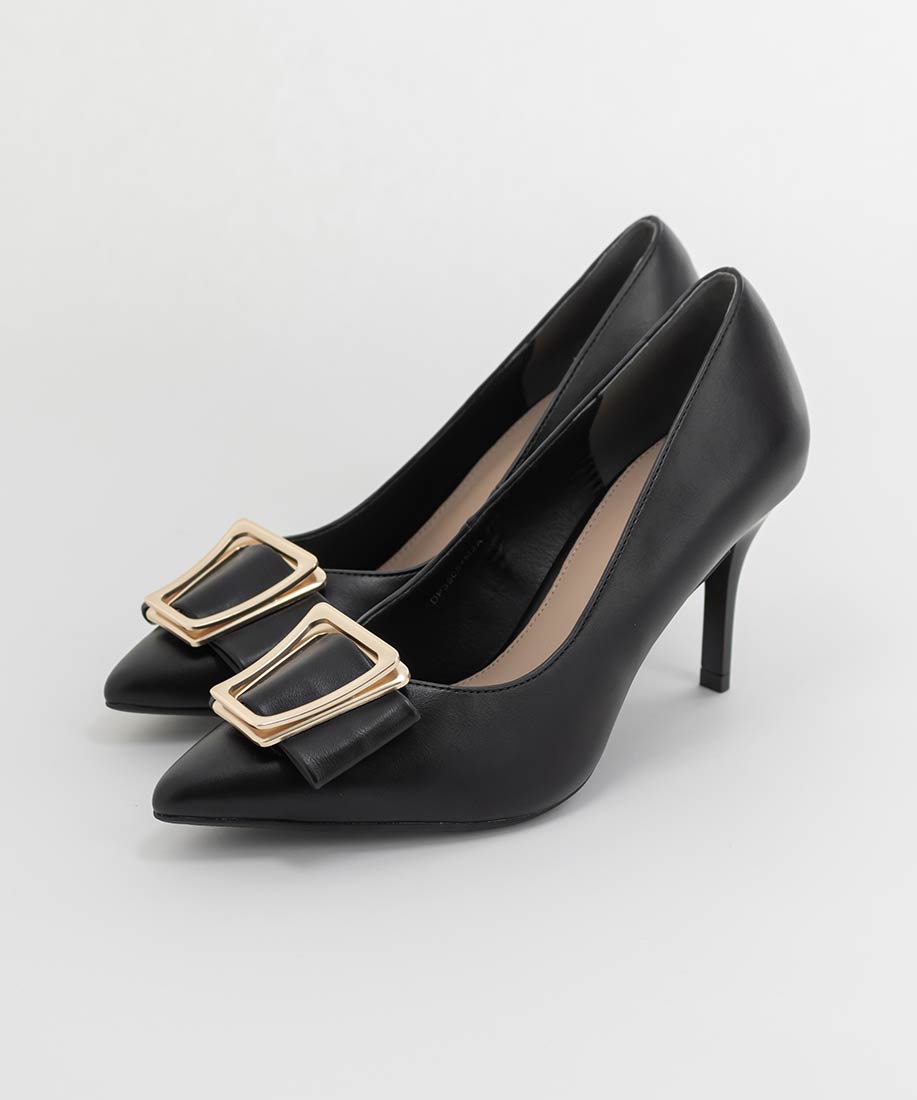 スクエアゴールドパーツパンプスRANDA公式サイト