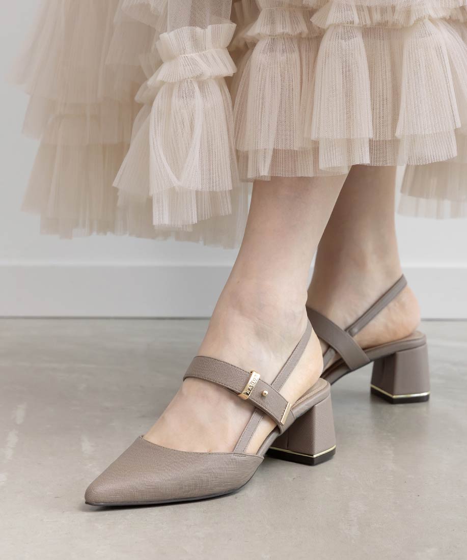 SALE】ゴールドパーツバックストラップパンプスRANDA公式サイト