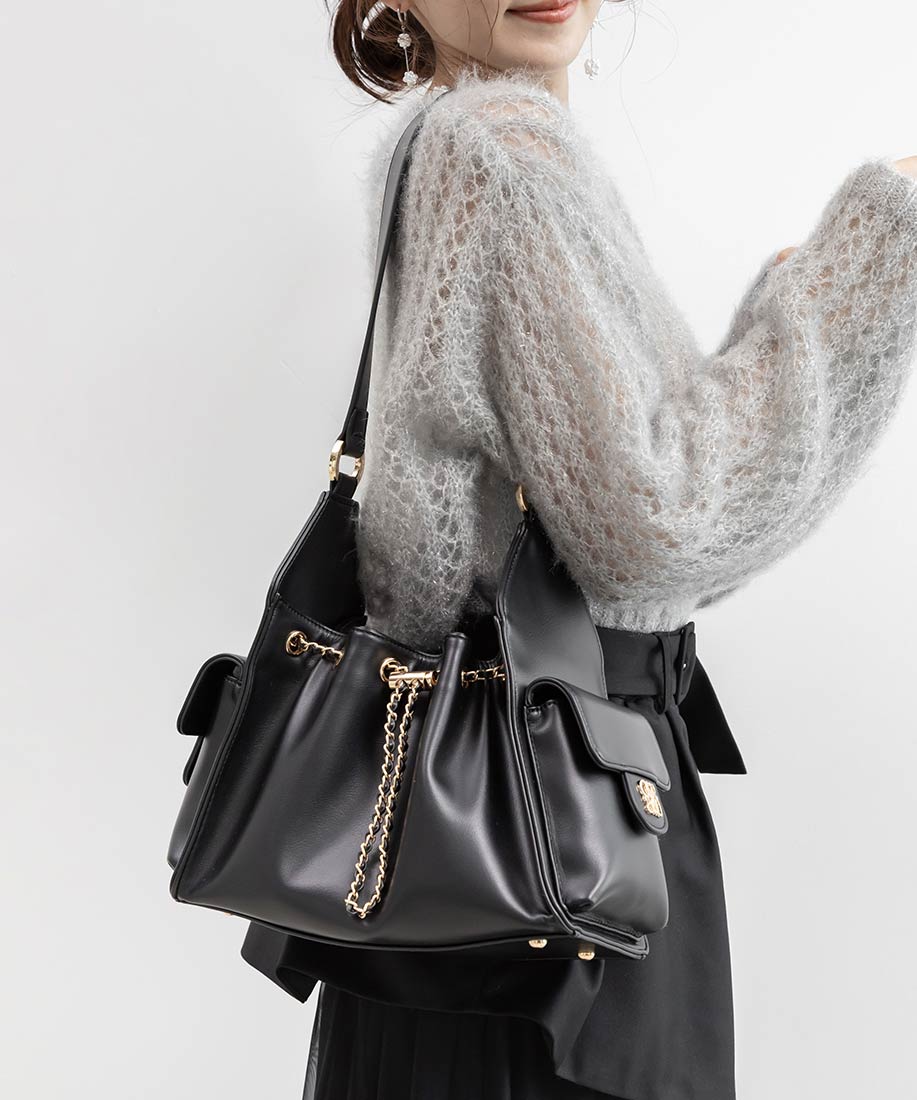 巾着デザインショルダーバッグRANDA公式サイト