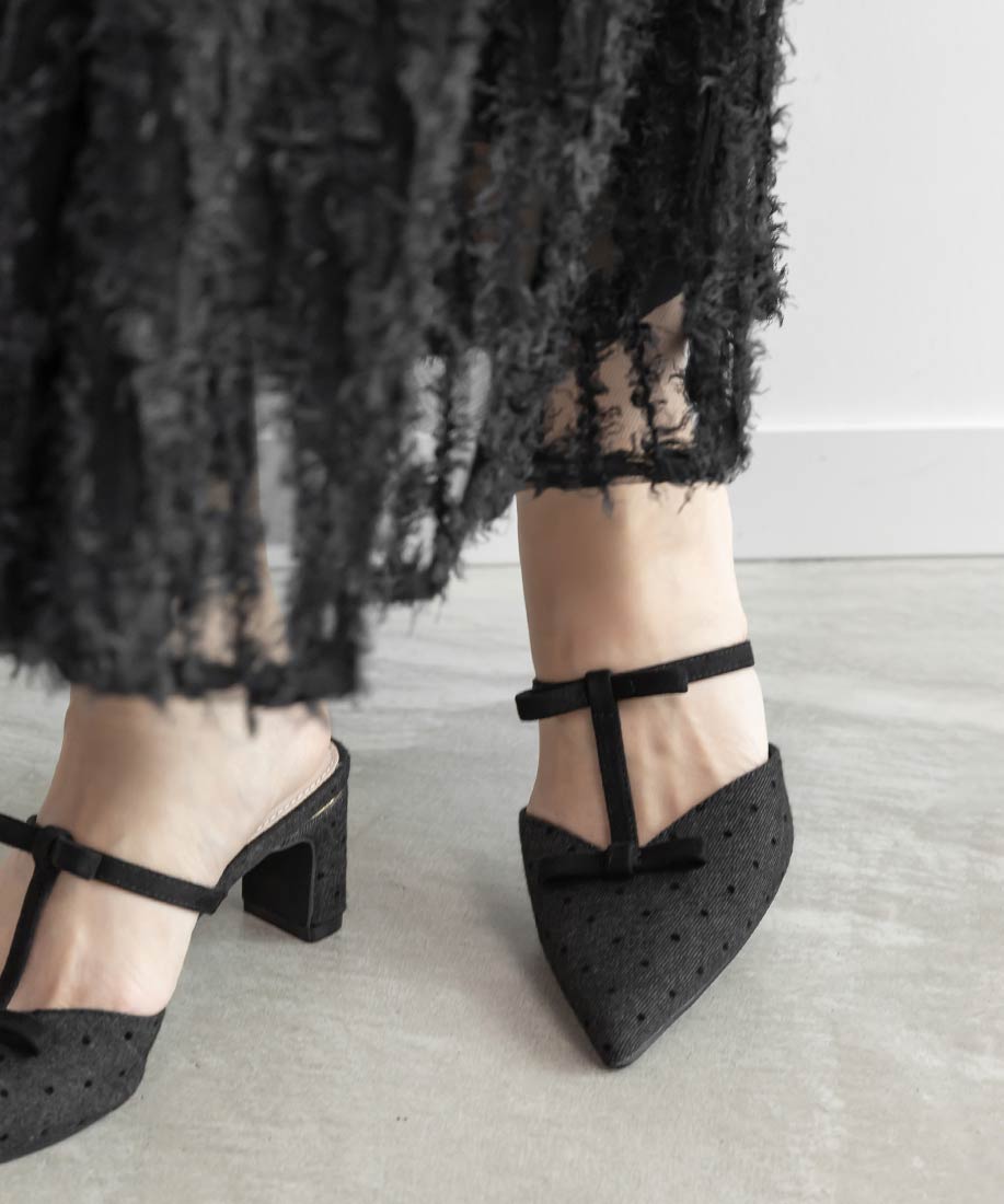 SALE】リボンTストラップミュールパンプスRANDA公式サイト