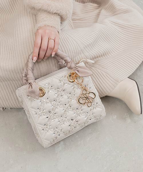 LUXURY ITEM】ビジューキルティングバッグRANDA公式サイト
