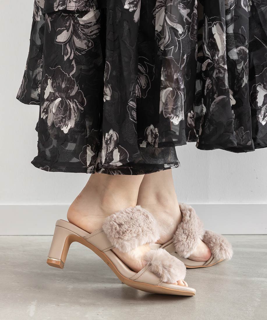 3WAYファーベルトミュールサンダルRANDA公式サイト