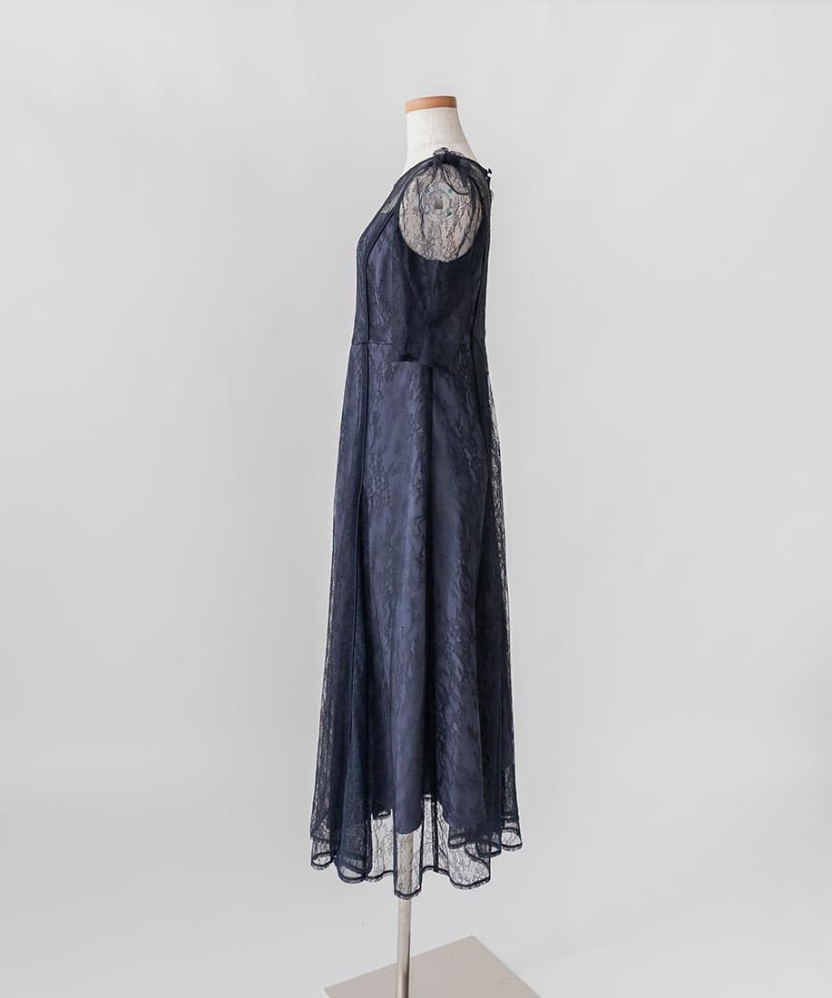 SALE】総レース切り替えパイピングワンピースRANDA公式サイト