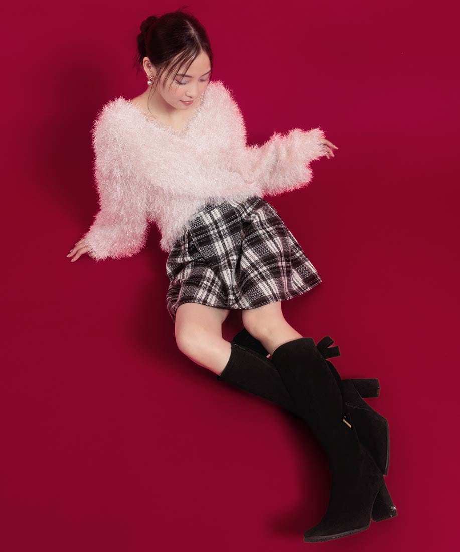 SALE】【Holiday Collection】晴雨兼用 2WAY ビジューベロアリボン