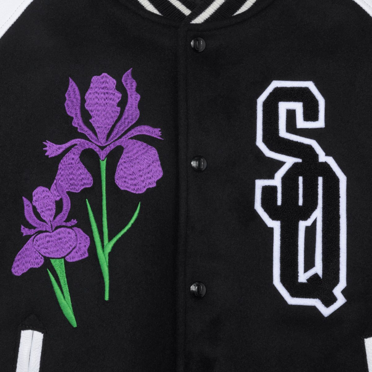 VARSITY JACKET/BLACK(SQ-22AW-JK-06) – R&Co.