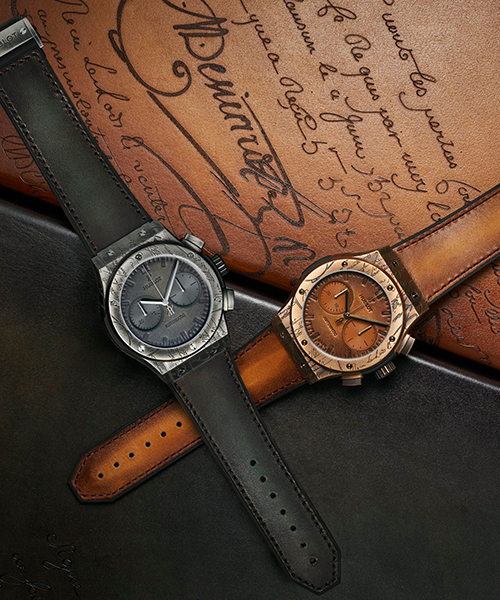 紳士の腕時計 ウブロ×ベルルッティ〜極上の革と最新技術の融合
