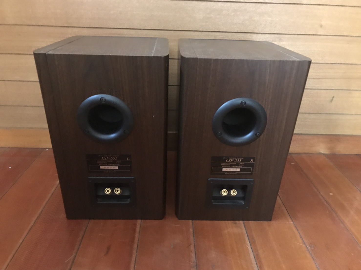 スピーカー KENWOOD LSF-555 2ウェイ バスレフ方式 ブックシェルフ型