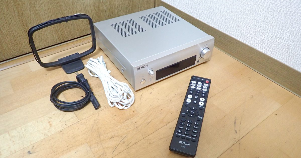 プリメインアンプ DENON DRA-F109 デノン ステレオレシーバー リモコン