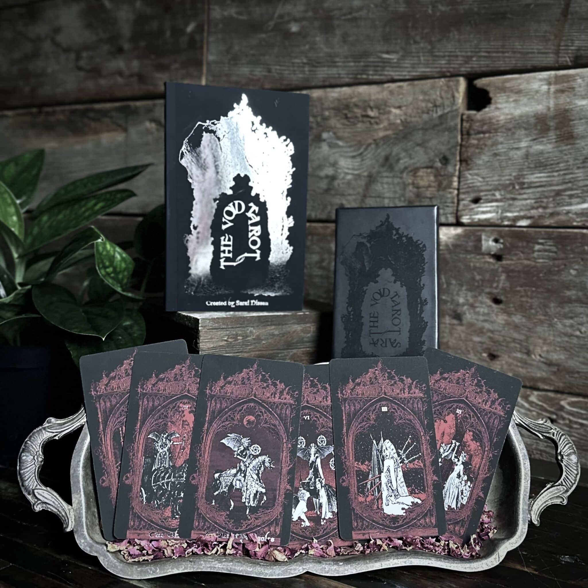 The Void Tarot Deck and Guidebook. Created By Sarai Nissan