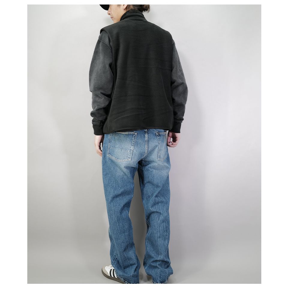 GOD SELECTION XXX - GX-A25-JK-03 FLEECE VEST BLACK | River