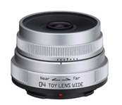 Five Q mount interchangeable lenses designed for exclusive use