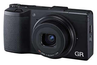 GR A GR-series digital camera, featuring an APS-C-size image