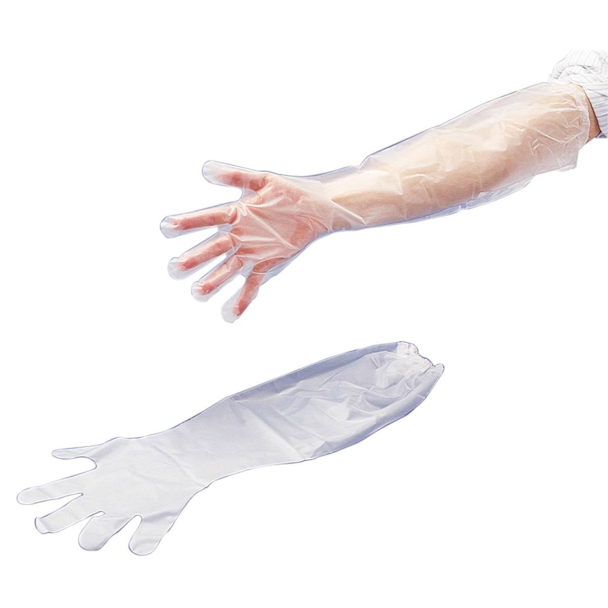 ポリエチロング手袋 No．861【ショーワグローブ】【りかなび