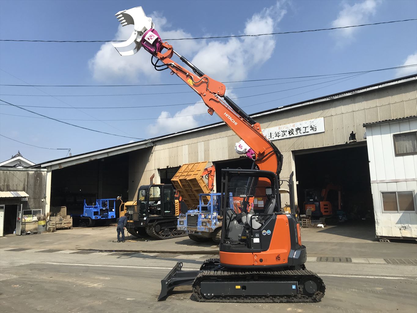 在庫機紹介】ZX55UR-5B（日立建機）＋MSE-15GZX（松本システム