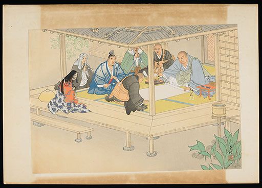 日蓮聖人御伝木版画 26 本尊図顕