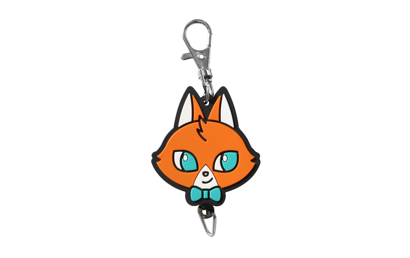 リール付 ラバーキーホルダー | オリジナルグッズ・ノベルティ製作なら