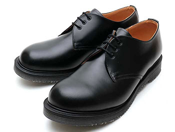 ジョージコックスAS 37Bブラックレザー／ROCK SHOES COMPANY