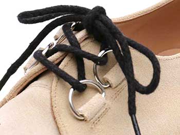 ジョージコックス3588ベージュスエード ブラックインターレース／ROCK