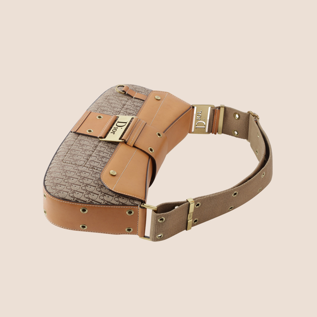 CHRISTIAN DIOR BEIGE DIORISSIMO STREET CHIC COLUMBUS BAG – RDB
