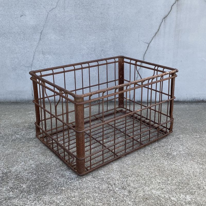 VINTAGE ANTIQUE WIRE BASKET ヴィンテージ アンティーク ワイヤー