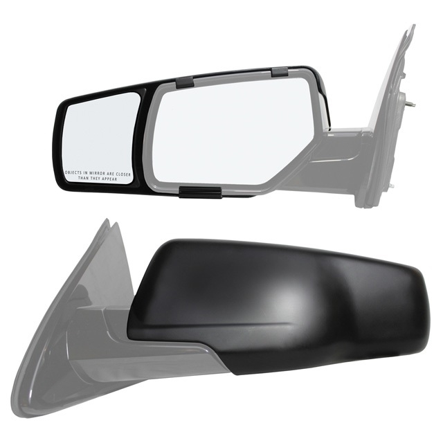 K-Source 80920 Snap & Zap Exterior Towing Mirrors For 2015-19