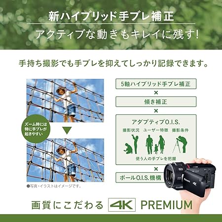 パナソニック(Panasonic) 4K ビデオカメラ HC-VX2MS-K /スーツケース