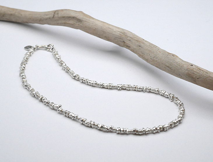 RYOKU シルバービーズネックレス silver beads necklace