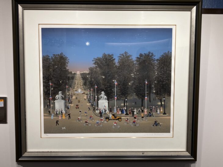 ミッシェルドラクロワ 作 シルクスクリーン『ツールドフランス