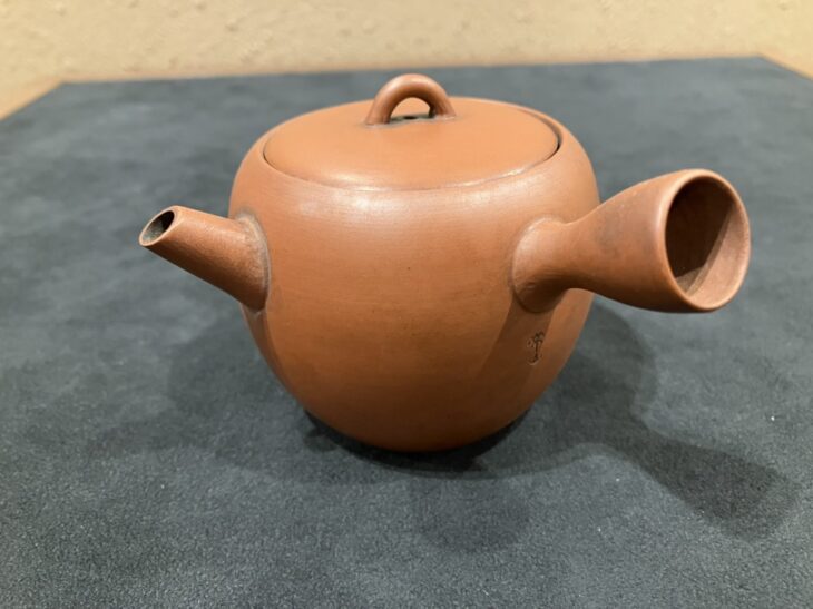 二代 山田 常山 造『朱泥 急須』 ｜骨董品買取 緑和堂