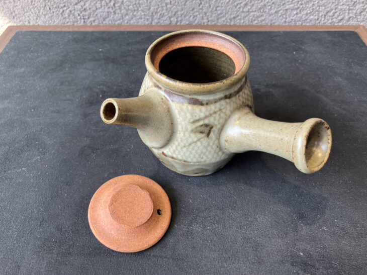 島岡達三 『地釉象嵌縄文煎茶器』 ｜骨董品買取 緑和堂