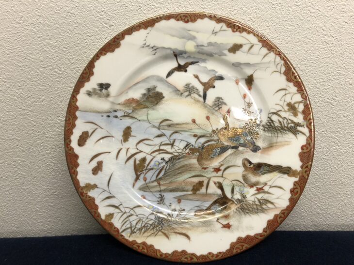 日本横濱林製 『アンティーク絵皿』 ｜骨董品買取 緑和堂