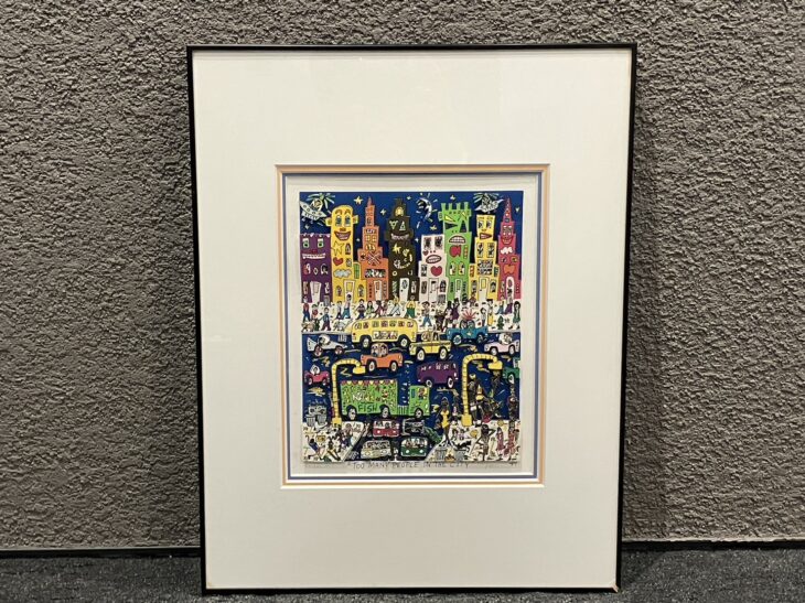 ジェームス・リジィ 『TOO MANY PEOPLE IN THE CITY』 ｜骨董品買取 緑和堂