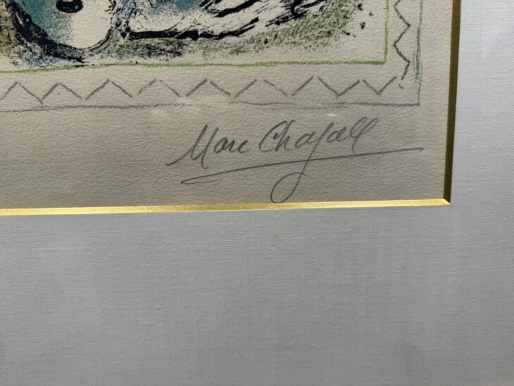 マルク・シャガール『赤い軽業師』 ｜骨董品買取 緑和堂