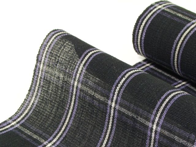 重要無形文化財 越後上布 青苧100％≪麻匠 小河正義 作 手織り夏物八寸