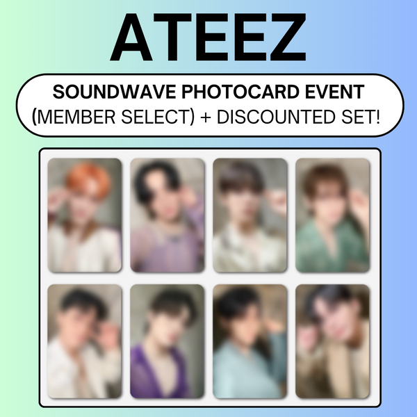 6/01 SOUNDWAVE PHOTOCARD EVENT] ATEEZ - [GOLDEN HOUR : Part.1